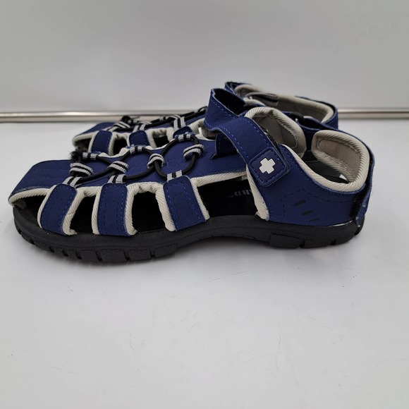 Lifeguard 2 Adjustable strapsBlue Black Gray Hiker Sandals 2/3 - Picture 2 of 8